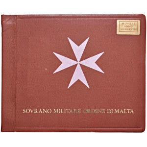 MALTA - SMOM 10, 5, 2 a 1 Scudo 1978 - AU (g 8 + 4 tit. 900)...