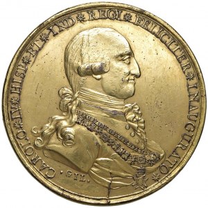 MEXICO Charles IV - Medal for the Proclamation of the Royals of...