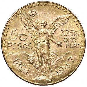 MEXICO 50 Pesos 1947 - AU (g 41.69)...