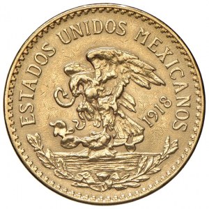 MEXICO 20 Pesos 1918 - KM 478 AU (g 16.65)...