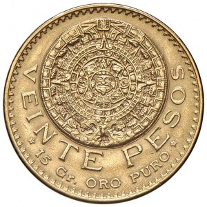 MEXICO 20 Pesos 1918 - KM 478 AU (g 16.65)...