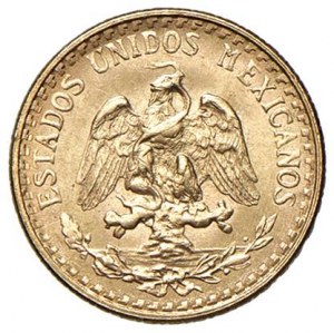 MEXICO 2 Pesos 1945 - AU (g 1.70)...