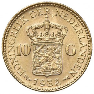 HOLLAND Wilhelmina (1890-1948) 10 Gulden 1932 - Fr. 351 AU (...)