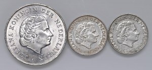 HOLLAND Giuliana (1948-1980) 2 and a half gulden 1964, Gulden 19...
