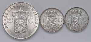 HOLLAND Giuliana (1948-1980) 2 and a half gulden 1964, Gulden 19...