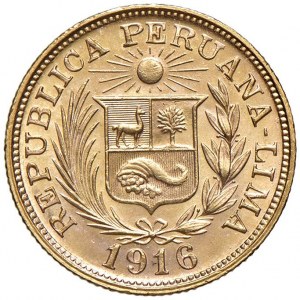 PEROU Libra 1916 - KM 207 AU (g 8,00)...