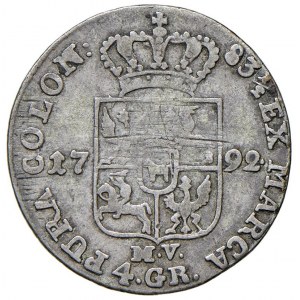 POLONIA Stanislaw II Augustus (1764-1795) 4 Groschen 1792 MV...