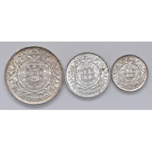 PORTUGAL Escudo et 20 centavos 1916, 10 Centavos 1915 - AG ...