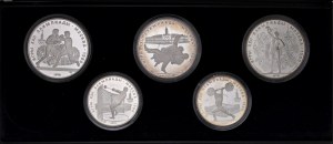 RUSSIA - USSR - 10 and 5 Rubles 1979 Moscow Olympics - AG Lo...