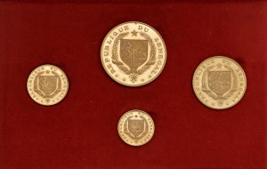 SENEGAL 100, 50, 25 a 10 franků 1968 - Fr. 1-4 AU (g 32.09 ...