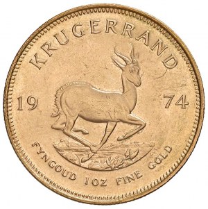 JIŽNÍ AFRIKA Krugerrand 1974 - KM 73 AU (g 33,95)...
