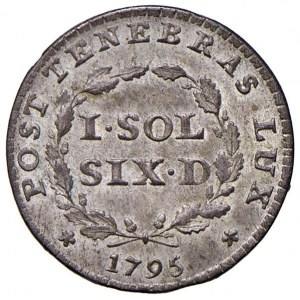 SVIZZERA Ginevra - 1 Sol, 6 Deniers 1795 - KM 107 MI (g 1,01...