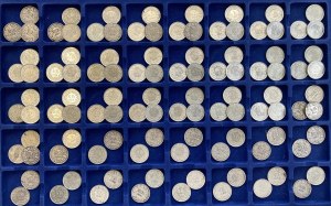 SWITZERLAND Lot of several half-franc pieces as pictured...