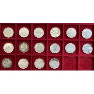 SVIZZERA Interessante lotto di 16 medaglie, 15 ca. g 15,00 e...