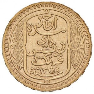TUNISIA Ahmad II (1929-1942) 100 Franchi 1935 - KM 257 AU (g...
