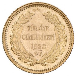 TURCHIA 25 Kurus 1923 (47) - KM 851 AU (g 1,81)...