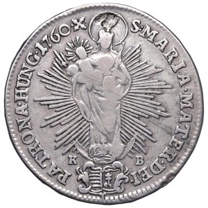 MAĎARSKO Marie Terezie (1740-1780) Půl tolaru 1760 - KM 37...