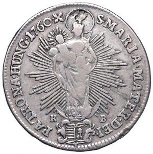 MAĎARSKO Marie Terezie (1740-1780) Půl tolaru 1760 - KM 37...