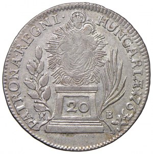 HUNGARY Maria Theresa (1740-1780) 20 Kreuzer 1763 KB - KM 36...