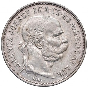 HUNGARY Francis Joseph I (1848-1916) 5 Korona 1900 - KM...