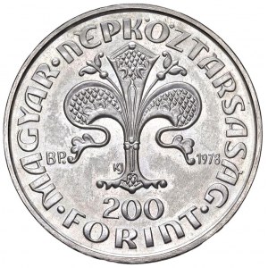 MAĎARSKO 200 forintů 1978 - AG (g 28,13)...
