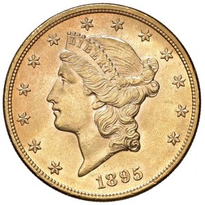 USA 20 Dollari 1895 - KM 74.3 AU (g 33,49)...