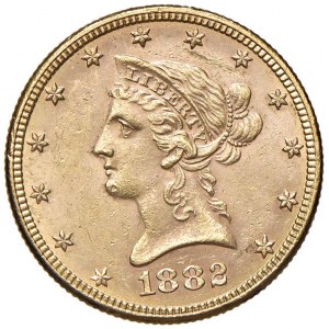 USA 10 Dollars 1882 - KM 102 AU (g 16,74) Signes à compter...