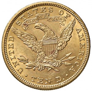 USA 10 dolarů 1907 - KM 130 AU (g 16,74)...