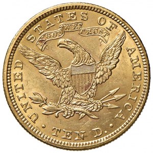 US 10 Dollars 1907 - KM 130 AU (g 16.74)...