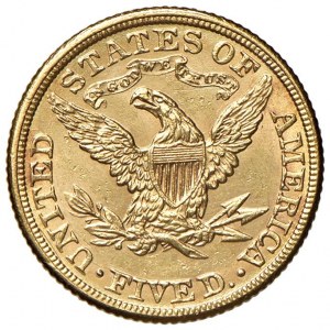 USA 5 Dollars 1881 - Fr. 143 AU (g 8.37)...