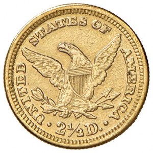USA 2,50 Dollari 1896 - Fr. 114 AU (g 4,19) Da montatura...
