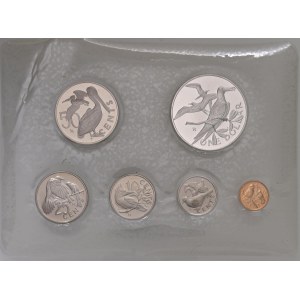 British Virgin Island - 1974 Proof Set - Lotto di sei monete...