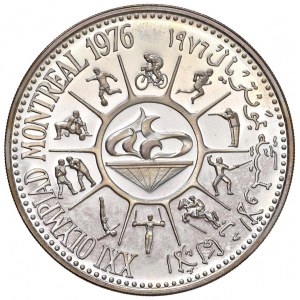 YEMEN 10 Rials 1975 Jeux Olympiques de Montréal - AG (g 35.55) En ...