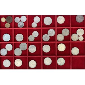Interessante lotto di 35 monete, varie in AG. Come da foto, ...