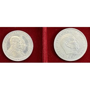Lotto di due monete della Svezia e Danimarca. Come da foto, ...