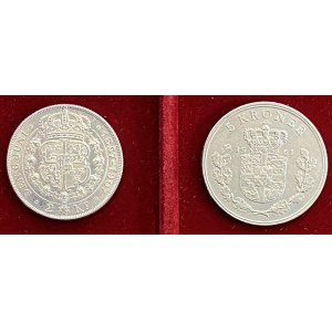Lotto di due monete della Svezia e Danimarca. Come da foto, ...