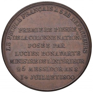 MEDAGLIE DI ETA' NAPOLEONICA Napoleone Bonaparte (1769-1815)...