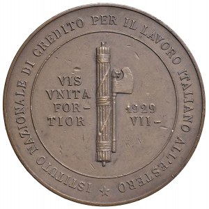 MÉDAILLES DES FASCISTES Médaille 1929 A. VII Institut national de...