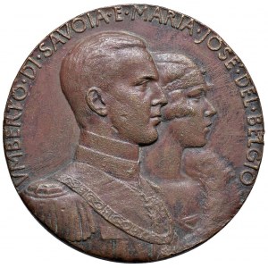 MEDAILLES FASCISTES Médaille 1930 A. VIII Mariage d'Umbert...