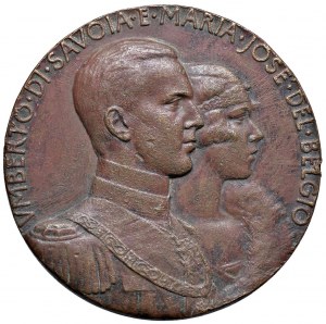 FASCIST MEDALS Medal 1930 A. VIII Marriage of Umbert...