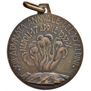 MEDAGLIE FASCISTE Medaglia 1932 A. X Alpini, XII Adunata ann...