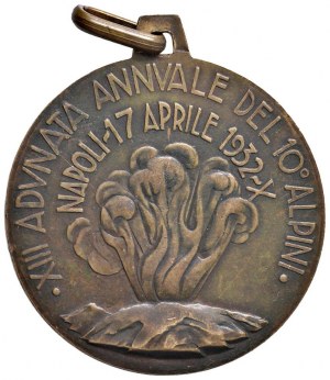 FASCIST MEDALS Medal 1932 A. X Alpini, 12th Annual Assembly...
