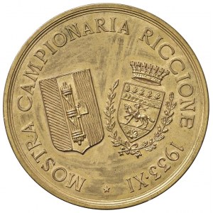 MEDAGLIE FASCISTE Medaglia 1933 A.XI Mostra Campionaria di R...