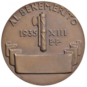 MÉDAILLES DES FASCISTES Médaille 1935 A. XIIIe Institut national ...