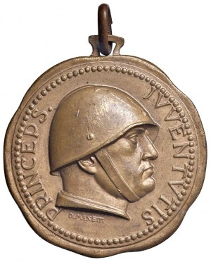 FASCIST MEDALS Medal 1935 A. XIII Naples, Giuochi Part...