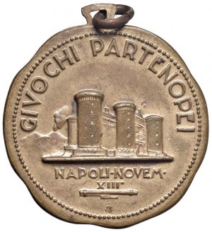 FASCIST MEDALS Medal 1935 A. XIII Naples, Giuochi Part...