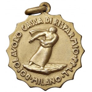 MEDAGLIE FASCISTE Medaglia 1939 A.XVIII O.N.D Cassa di Rispa...