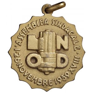 MEDAGLIE FASCISTE Medaglia 1939 A.XVIII O.N.D Cassa di Rispa...