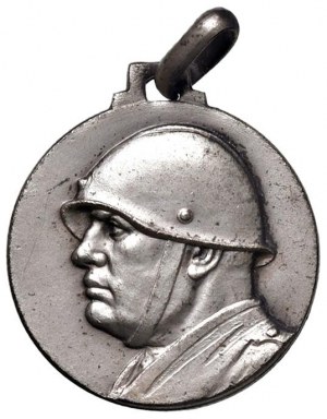 FASCIST MEDALS Medal without date Medal award with...