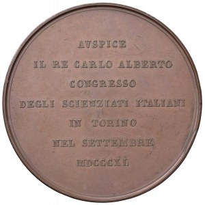 Charles Albert (1831-1849) Médaille 1840 Congrès des sciences...
